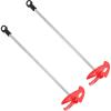 imageTCP Global Paint Mixer Attachment Set of 2  10quot Drill Paddle Mixer with 14quot Round Shafts 25quot Plastic Paddles  Mix 1 Quart to 1 Gallon of Paint Epoxy Resin Concrete Drywall Mud Mortar