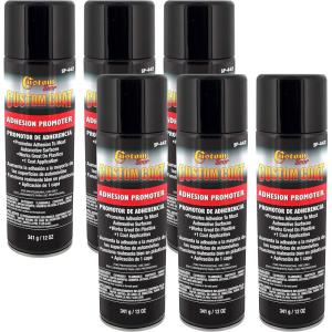 imageCustom Coat Adhesion Promoter  12 Ounce Spray Can  Use on Hard to Sand Areas and Before applying Truck Bed Liner Pack of 66