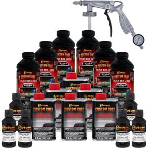 imageCustom Coat Federal Standard Color  37031 Camo Smoke Black T93 Urethane SprayOn Truck Bed Liner 15 Gallon Kit with Spray Gun and Regulator  Durable Textured Protective Coating  Car Auto