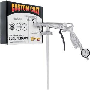 imageCustom Coat Professional Quality Bedliner Application Gun with Regulator  Fits 1 Liter UPol Raptor Bottles