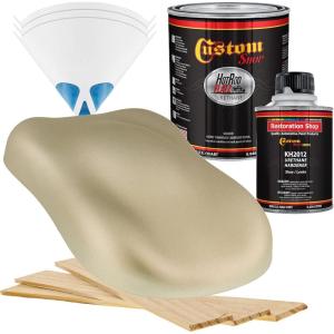 imageCustom Shop  Antique Bronze Metallic  Hot Rod Flatz Flat Matte Satin Urethane Auto Paint  Complete Quart Paint Kit  Professional Low Sheen Automotive Car Truck Coating 41 Mix Ratio