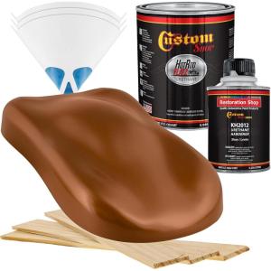 imageCustom Shop  Copper Pearl  Hot Rod Flatz Flat Matte Satin Urethane Auto Paint  Complete Quart Paint Kit  Professional Low Sheen Automotive Car Truck Coating 41 Mix Ratio