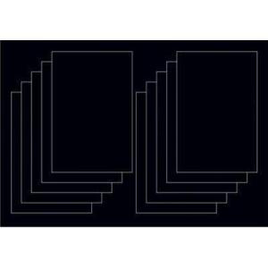 imageCustom Shop 10 Black Aluminum Sign Blank Panels 12quot x 18quot 0040 Thick  Auto Paint Pinstripe Airbrush Vinyl Graphics Stenciling Art Hobby Craft