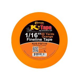 imageCustom Shop 12quot Fine Line Tape Fineline Masking Tape Polytape Orange 12quot X 60 Yard Roll116