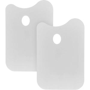 imageCustom Shop 1412 x 10 Inch Plastic Body Filler Spreader Tools 2 Pack for Automotive Body Fillers Putties Glazes Epoxy Resin Caulk Glues  Double Sided Plastic Spreader Tool1412 x 10