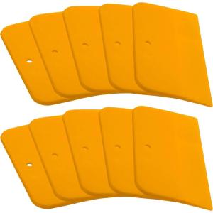 imageCustom Shop 5 Inch Plastic Body Filler Spreader Tools for Automotive Body Fillers 10 Pack Putties Glazes Epoxy Resin Caulk Glues  Plastic Spreader Tool