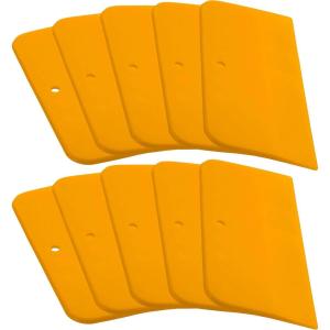 imageCustom Shop 6 Inch Plastic Body Filler Spreader Tools for Automotive Body Fillers 10 Pack Putties Glazes Epoxy Resin Caulk Glues  Plastic Spreader Tool