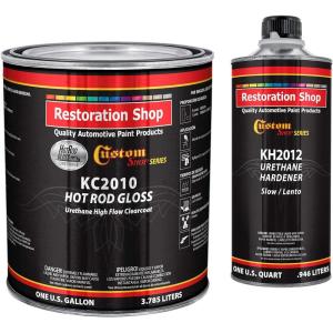 imageCustom Shop Complete Kit  Hot Rod Gloss Urethane High Flow Clearcoat with Hardener  GallonGallon