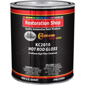 imageCustom Shop Hot Rod Gloss Urethane High Flow Clearcoat  Quart OnlyQuart