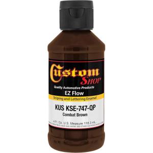 imageCustom Shop KSE733QP Magenta  EZ Flow Pinstripe ampamp Lettering Enamel Paint  4 OunceCombat Brown