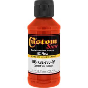imageCustom Shop KSE733QP Magenta  EZ Flow Pinstripe ampamp Lettering Enamel Paint  4 OunceCompetition Orange