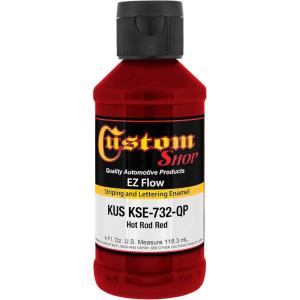 imageCustom Shop KSE733QP Magenta  EZ Flow Pinstripe ampamp Lettering Enamel Paint  4 OunceHot Rod Red