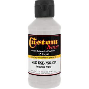 imageCustom Shop KSE733QP Magenta  EZ Flow Pinstripe ampamp Lettering Enamel Paint  4 OunceLettering White