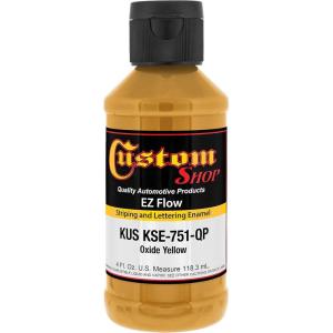 imageCustom Shop KSE733QP Magenta  EZ Flow Pinstripe ampamp Lettering Enamel Paint  4 OunceOxide Yellow