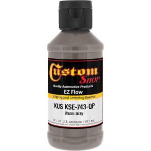 imageCustom Shop KSE733QP Magenta  EZ Flow Pinstripe ampamp Lettering Enamel Paint  4 OunceWarm Gray