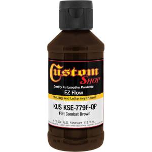 imageCustom Shop KSE779FQP Flat Combat Brown  EZ Flow Striping Lettering EnamelBrown