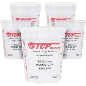 imageCustom Shop Paint Mixing Cup Lids Only Box of 50 12 Pint Size  Exclusively Fits Custom ShopTCP Global Cups 8 Ounce Size  Auto Paint Cup Lids for Acrylic Paints ampamp Epoxy Resin ContainersCups  Pack of 12