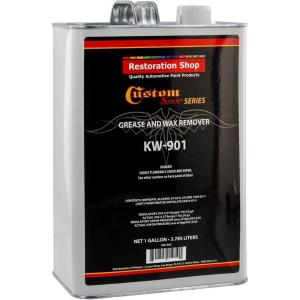 imageCustom Shop Restoration KW901  Automotive Grease and Wax Remover Surface Prep Cleaner for before Automobile Painting and all Painting Projects Gallon