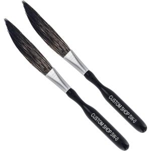 imageCustom Shop SW000 Sword Pinstriper 0002quot Squirrel Hair and Nylon Wool Pack of 2 SW000 Brushes  High Performance Striping Brushes0 Sword Brush