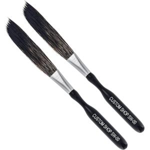 imageCustom Shop SW000 Sword Pinstriper 0002quot Squirrel Hair and Nylon Wool Pack of 2 SW000 Brushes  High Performance Striping Brushes00 Sword Brush