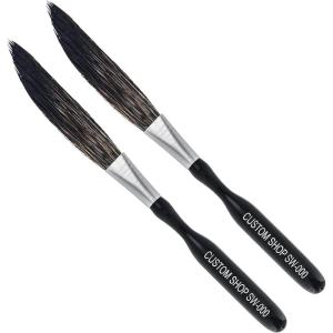 imageCustom Shop SW000 Sword Pinstriper 0002quot Squirrel Hair and Nylon Wool Pack of 2 SW000 Brushes  High Performance Striping Brushes000 Sword Brush