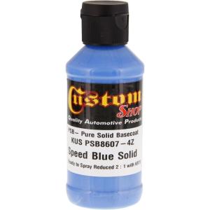 imageCustom Shop Speed Blue Solid Basecoat Psb  4 Ounce Ready To Spray