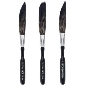 imageCustom Shop Starter Pinstriping Brush Kit Sword 00 Scroll 1 ampamp Long Liner  00 One of Each All 3 Brush Styles  High Performance Striping BrushesAll 3 Sword Brushes