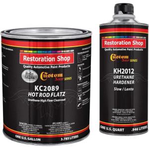 imageHot Rod Flatz by Custom Shop Low Gloss Urethane Clearcoat Gallon Kit with Quart Overall Hardener