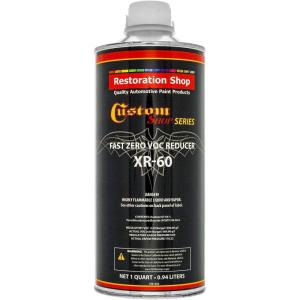 imageRestoration ShopCustom Shop  XR85 Slow Zero VOC Urethane Reducer Gallon for Automotive Paint and Industrial Paint Use for Low VOC ComplianceFast  Quart