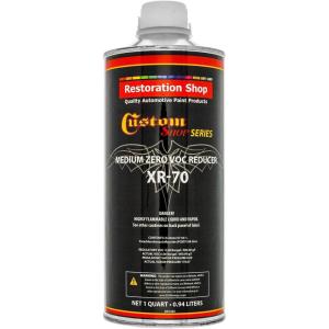 imageRestoration ShopCustom Shop  XR85 Slow Zero VOC Urethane Reducer Gallon for Automotive Paint and Industrial Paint Use for Low VOC ComplianceMedium  Quart