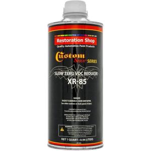 imageRestoration ShopCustom Shop  XR85 Slow Zero VOC Urethane Reducer Gallon for Automotive Paint and Industrial Paint Use for Low VOC ComplianceSlow  Quart