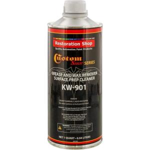 imageRestorationCustom Shop KW901  Automotive Grease and Wax Remover Surface Prep Cleaner for before Automobile Painting and all Painting Projects Quart