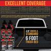imageCustom Coat Federal Standard Color  37031 Camo Smoke Black T93 Urethane SprayOn Truck Bed Liner 1 Gallon Kit with Spray Gun and Regulator  Durable Textured Protective Coating  Easy Mix Car Auto