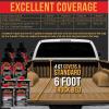 imageCustom Coat Federal Standard Color  25010 Coyote Brown T97 Urethane RollOn BrushOn or SprayOn Truck Bed Liner 2 Gallon Kit with Roller Applicator Kit  Textured Car Auto Protective Coating