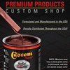 image:imageCustom Shop  Fire Red Pearl  Hot Rod Flatz Flat Matte Satin Urethane Auto Paint  Complete Gallon Paint Kit  Professional Low Sheen Automotive Car Truck Coating 41 Mix Ratio