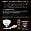 image:imageCustom Shop  Firemist Red  Hot Rod Flatz Flat Matte Satin Urethane Auto Paint  Complete Gallon Paint Kit  Professional Low Sheen Automotive Car Truck Coating 41 Mix Ratio