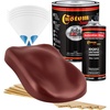 image:imageCustom Shop  Candy Apple Red Metallic  Hot Rod Flatz Flat Matte Satin Urethane Auto Paint  Complete Gallon Paint Kit  Professional Low Sheen Automotive Car Truck Coating 41 Mix Ratio