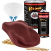 image:imageCustom Shop  Firemist Red  Hot Rod Flatz Flat Matte Satin Urethane Auto Paint  Complete Gallon Paint Kit  Professional Low Sheen Automotive Car Truck Coating 41 Mix Ratio