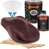 image:imageCustom Shop  Milano Maroon Firemist  Hot Rod Flatz Flat Matte Satin Urethane Auto Paint  Complete Quart Paint Kit  Professional Low Sheen Automotive Car Truck Coating 41 Mix Ratio