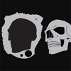 image:imageCustom Shop Skull Stencil 1 Skull Up Airbrush Stencil Template